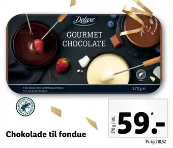 Chokolade til fondue