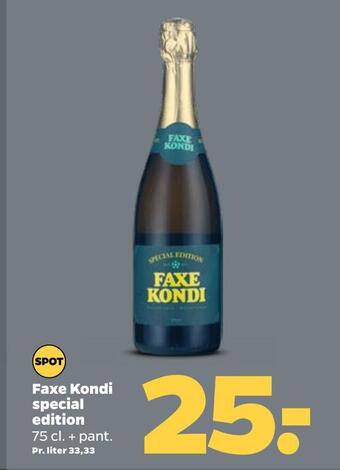 Netto Faxe kondi special edition tilbud