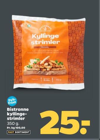 Netto Bistronne kyllingestrimler tilbud