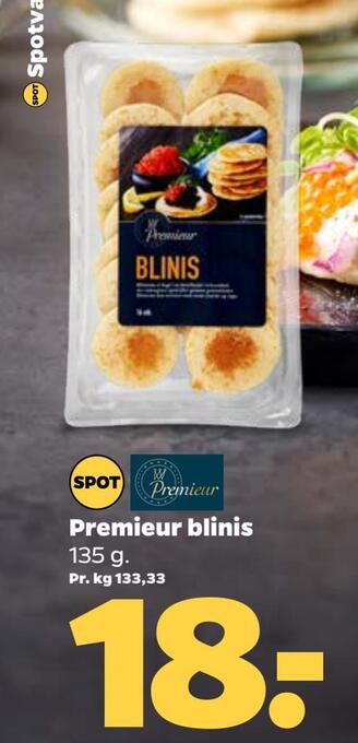 Netto Premieur blinis tilbud