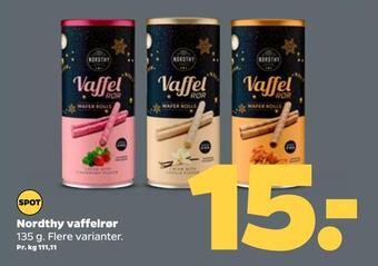 Netto Nordthy vaffelrør tilbud
