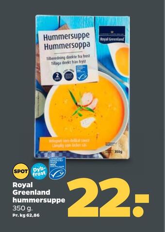 Netto Royal greenland hummersuppe tilbud