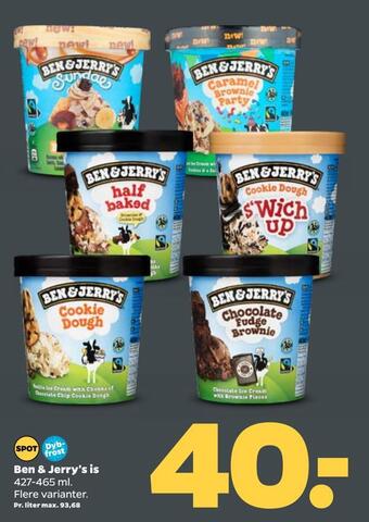 Netto Ben & jerry's is tilbud