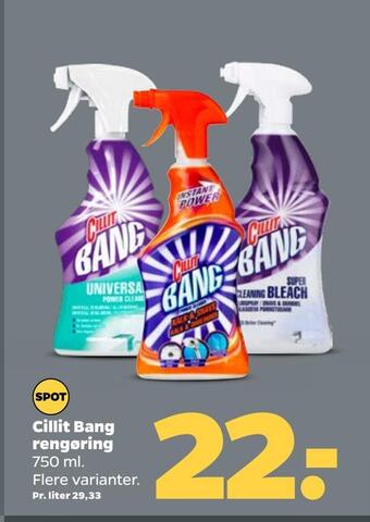 Cillit bang rengøring