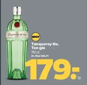 Netto Tanqueray no. 10 gin tilbud