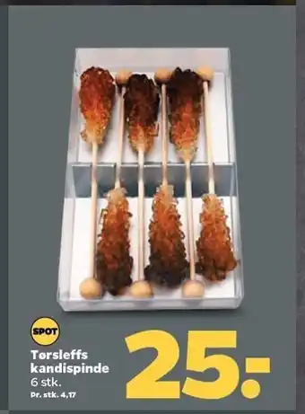 Netto Tørsleffs kandispinde tilbud