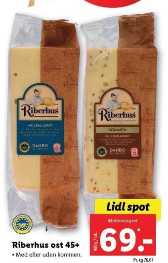 Lidl Riberhus ost tilbud