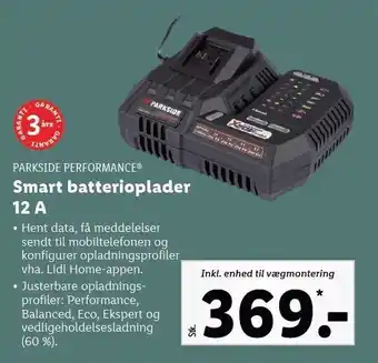 Smart batterioplader