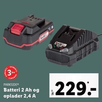 Lidl Batteri og oplader tilbud