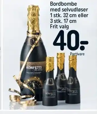 Bordbombe med selvudløser