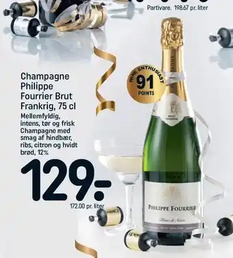 Champagne philippe fourrier brut