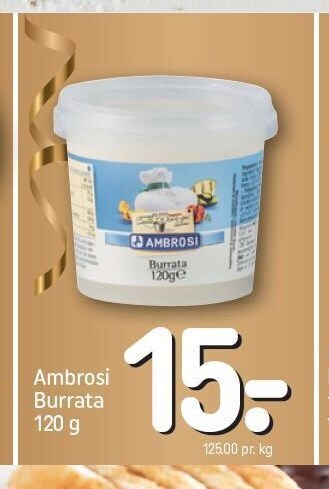REMA 1000 Ambrosi burrata tilbud