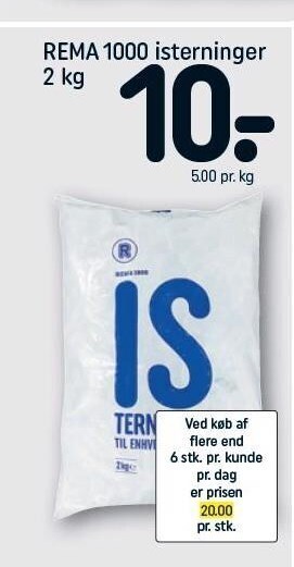 REMA 1000 Rema 1000 isterninger tilbud
