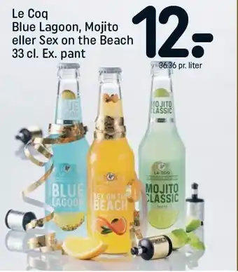 REMA 1000 Le coq blue lagoon, mojito el. sex on the beach tilbud