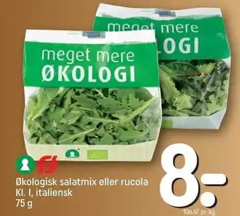 REMA 1000 Øko salatmix el. rucola tilbud