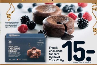 REMA 1000 Fransk chokolade fondant tilbud