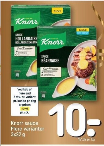 REMA 1000 Knorr sauce tilbud