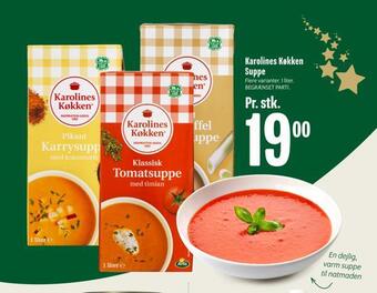 Min Købmand Karolines køkken suppe tilbud