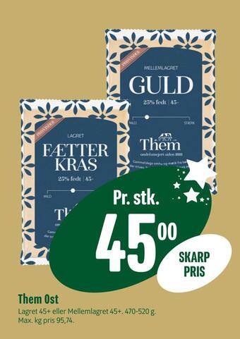 Min Købmand Them ost tilbud
