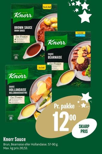 Min Købmand Knorr sauce tilbud