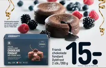 REMA 1000 Fransk chokolade fondant dybfrost tilbud