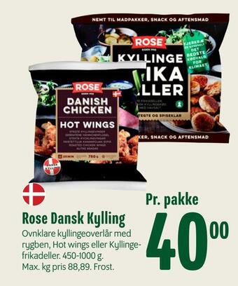 Min Købmand Rose dansk kylling tilbud