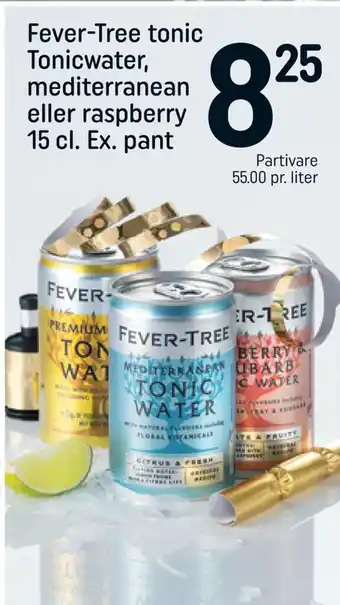 REMA 1000 Fever-tree tonic tonicwater, mediterranean eller raspberry tilbud