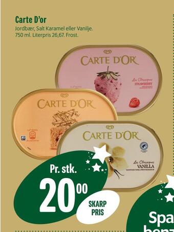 Min Købmand Carte d'or tilbud