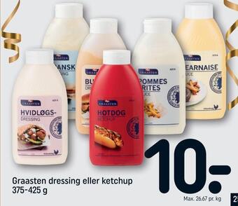 REMA 1000 Graasten dressing eller ketchup tilbud