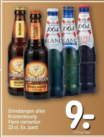 REMA 1000 Grimbergen eller kronenbourg tilbud