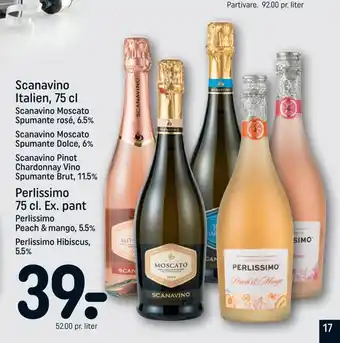 REMA 1000 Perlissimo 75 cl tilbud