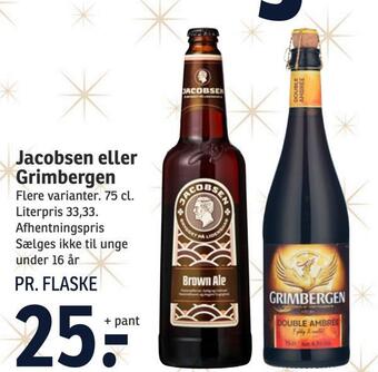 SPAR Jacobsen eller grimbergen tilbud