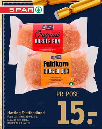 SPAR Hatting fastfoodbrød tilbud