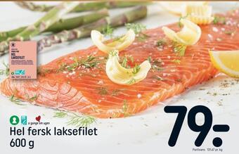 REMA 1000 Hel fersk laksefilet tilbud
