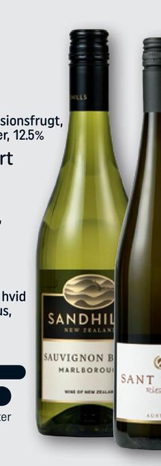 REMA 1000 Sandhills sauvignon blanc marlborough new zealand, 75 cl tilbud