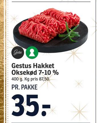 SPAR Gestus hakket oksekød 7-10 % tilbud
