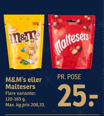 M&m's eller maltesers