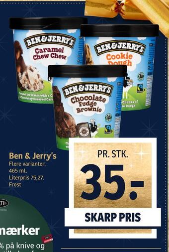 SPAR Ben & jerry's tilbud