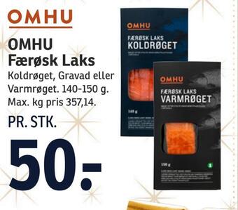 SPAR Omhu færøsk laks tilbud