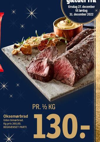 SPAR Oksemørbrad tilbud
