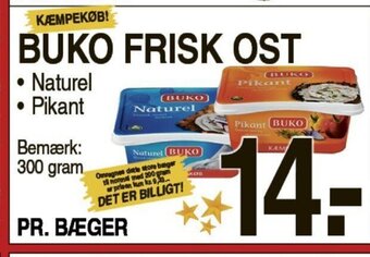 ABC Lavpris Buko Frisk Ost tilbud