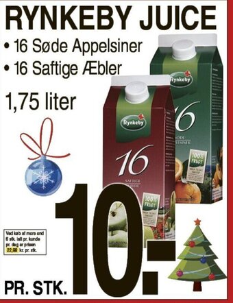 ABC Lavpris Rynkeby Juice tilbud