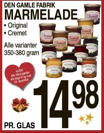 ABC Lavpris Den Gamle Fabrik Marmelade tilbud