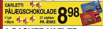 ABC Lavpris Carletti Pålægschokolade tilbud