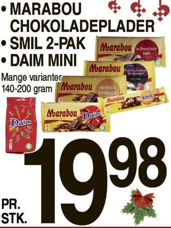 ABC Lavpris Marabou Chokoladeplader tilbud