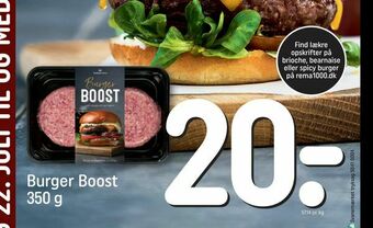 REMA 1000 Burger Boost tilbud
