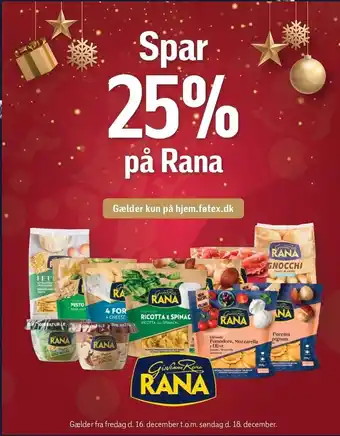 Spar 25% på rana