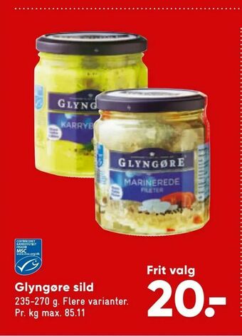 Bilka Glyngøre sild tilbud