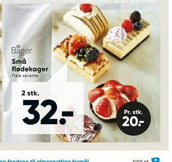 Bilka Små flødekager tilbud