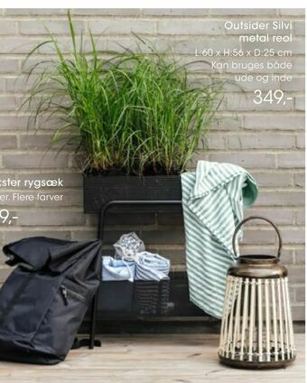 Bilka Outsider Silvi metal reol tilbud